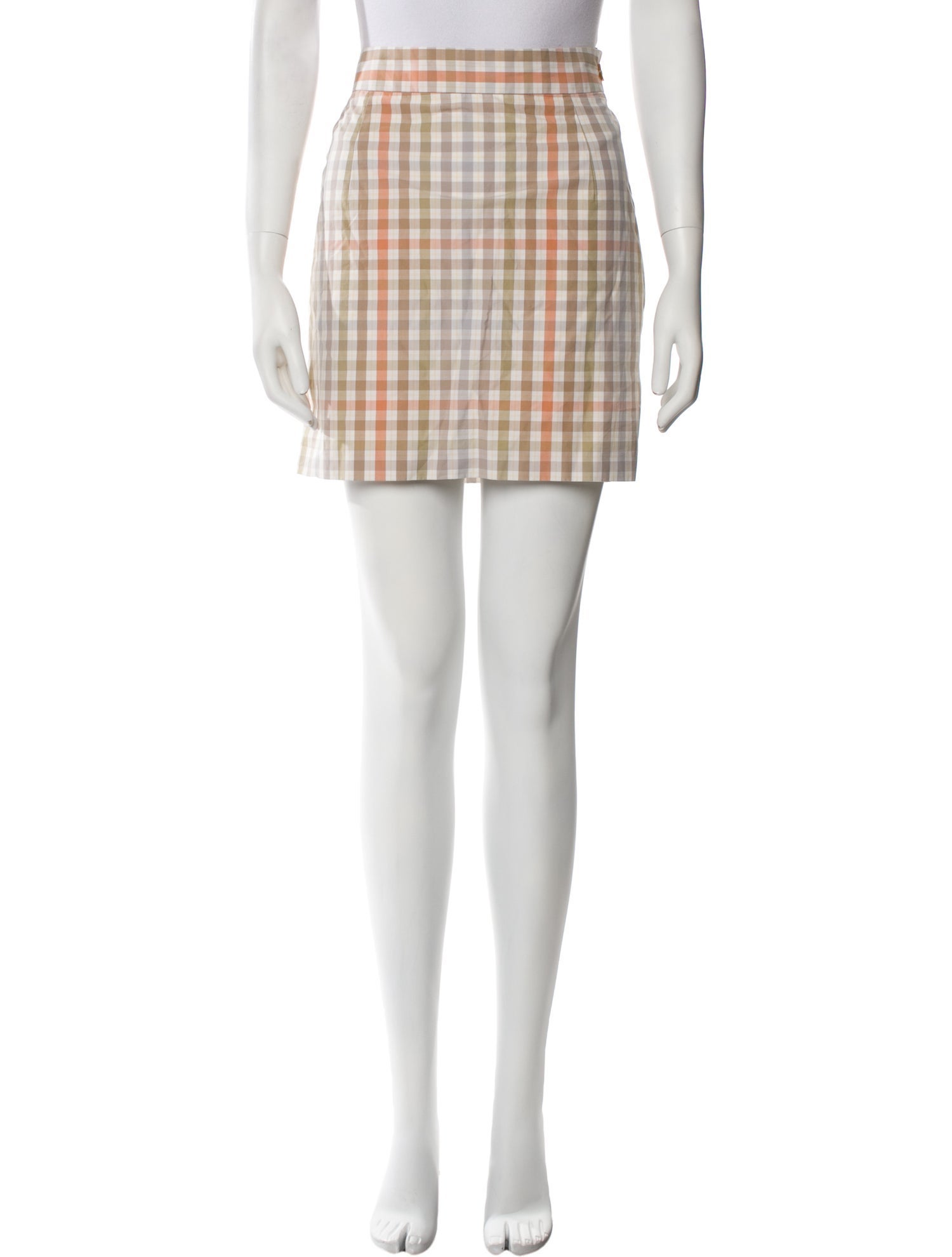 Vivienne Westwood Red Label Plaid Print Mini Skirt
