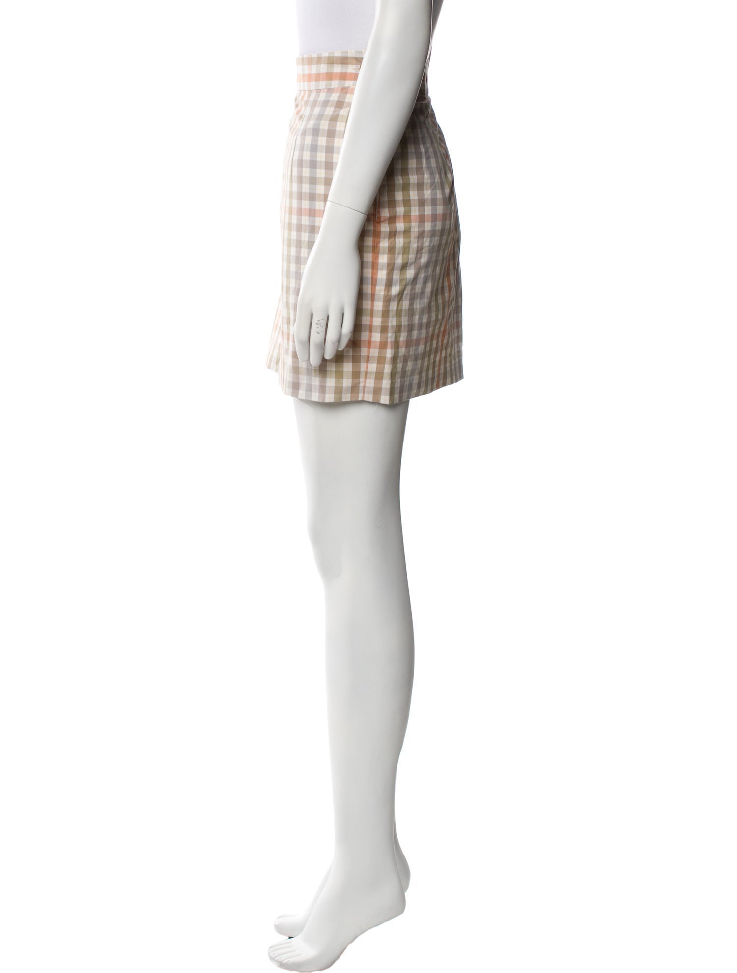 Vivienne Westwood Red Label Plaid Print Mini Skirt