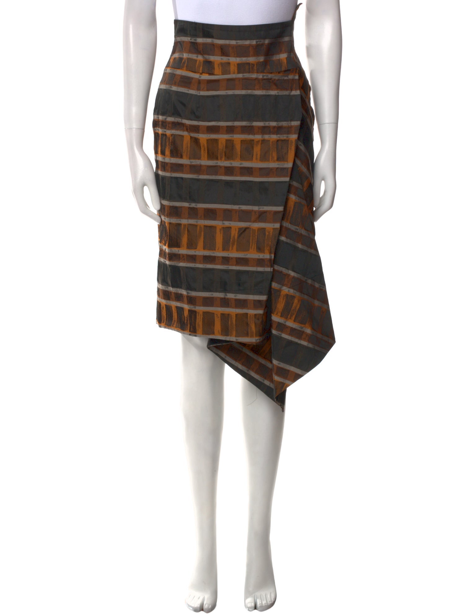 Vivienne Westwood Red Label Striped Midi Length Skirt