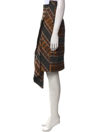 Vivienne Westwood Red Label Striped Midi Length Skirt