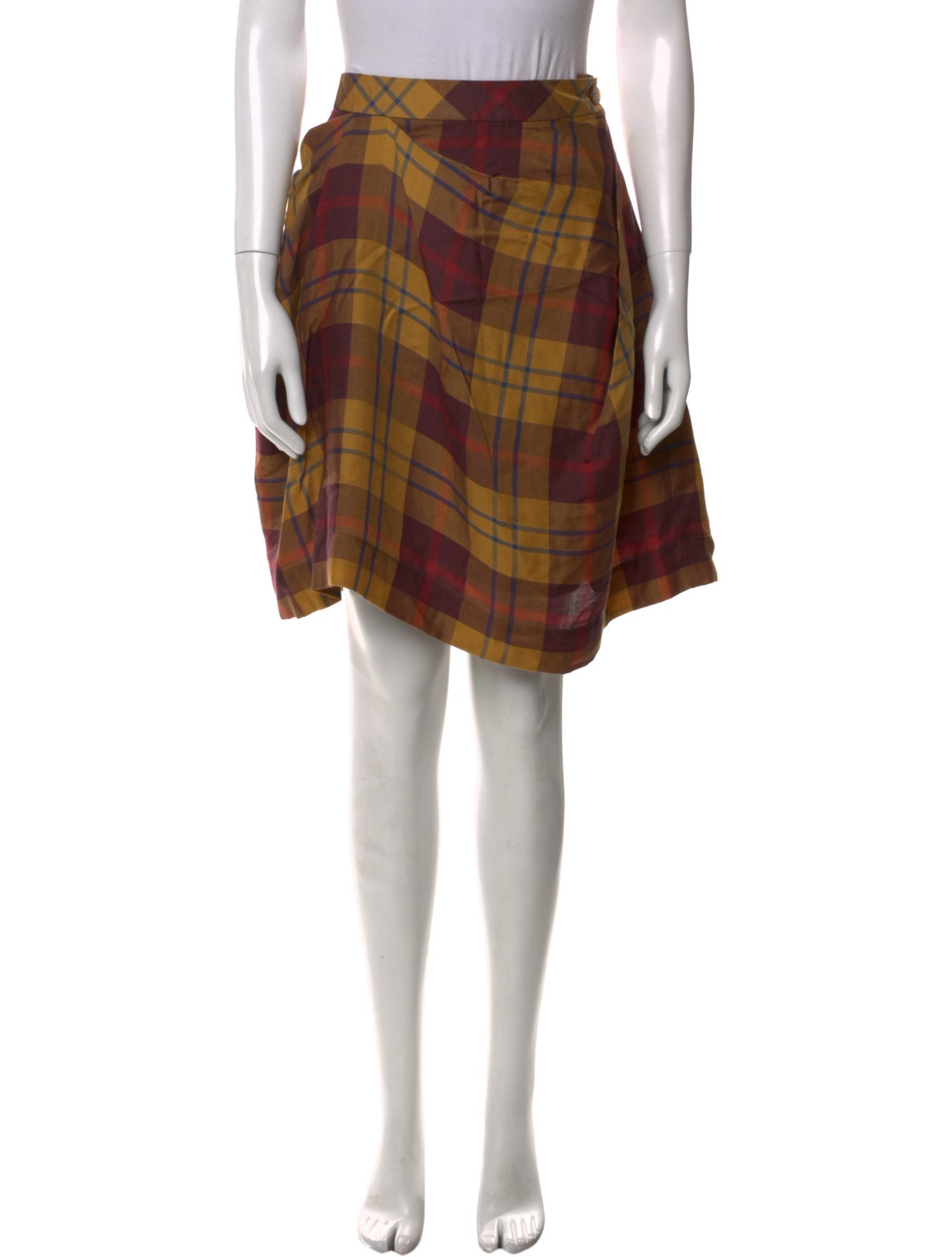 Vivienne Westwood Red Label Plaid Print Knee-Length Skirt w/ Tags