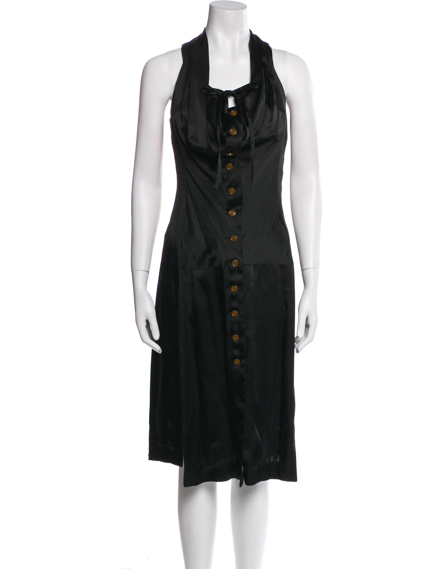 Vivienne Westwood Red Label Scoop Neck Midi Length Dress