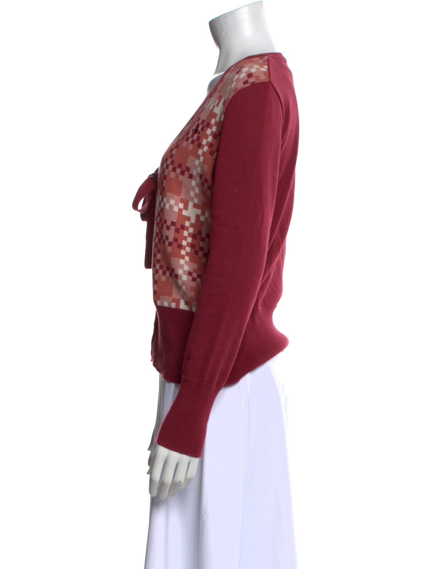 Vivienne Westwood Red Label Printed V-Neck Sweater