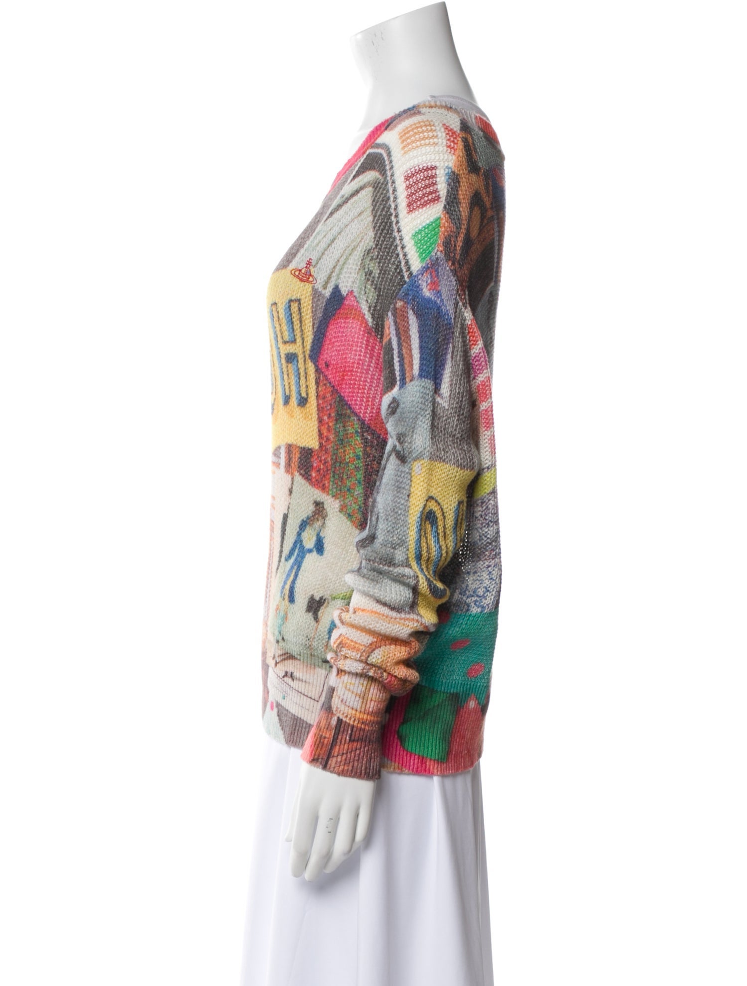 Vivienne Westwood Red Label Printed Scoop Neck Sweater