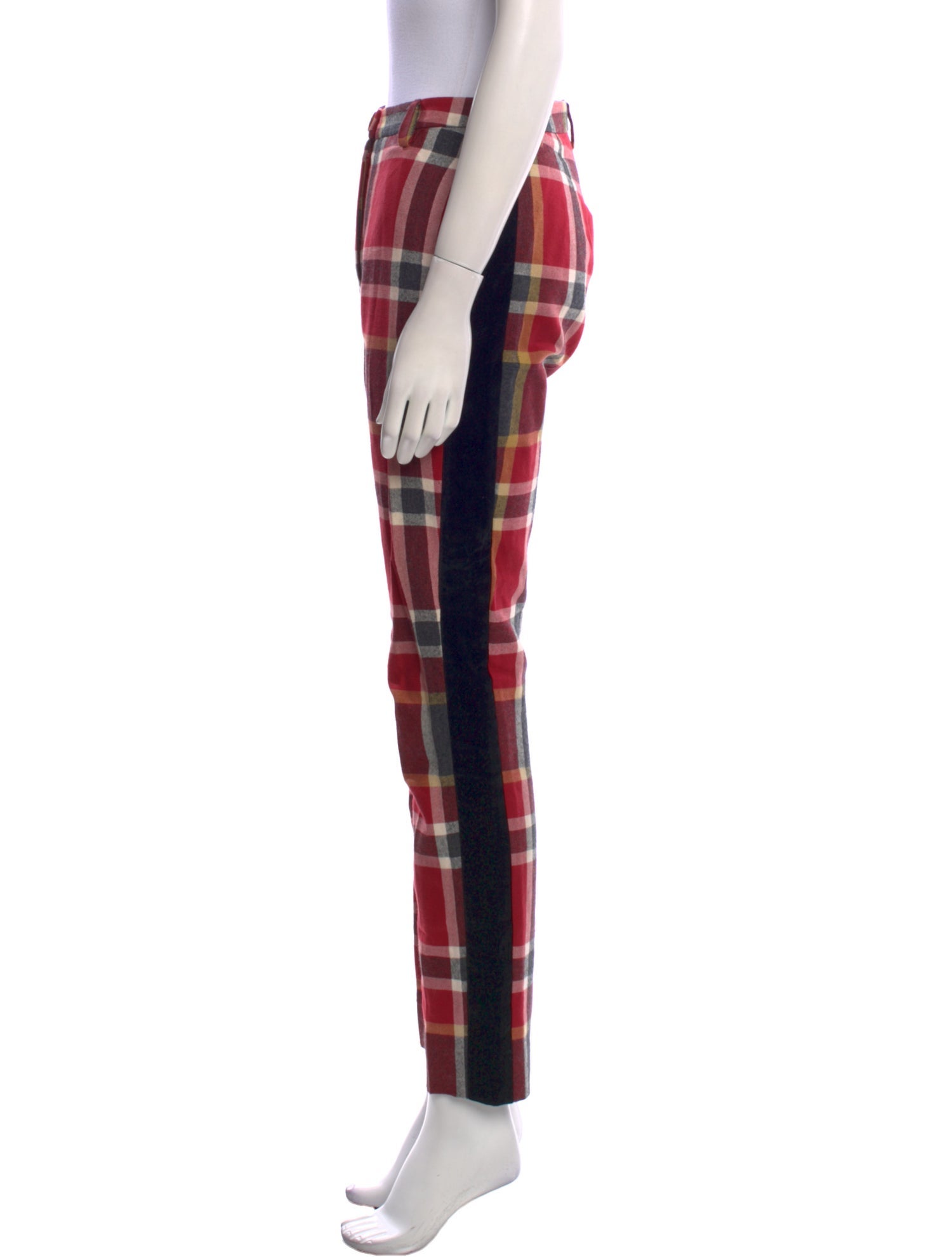 Vivienne Westwood Red Label Plaid Print Straight Leg Pants