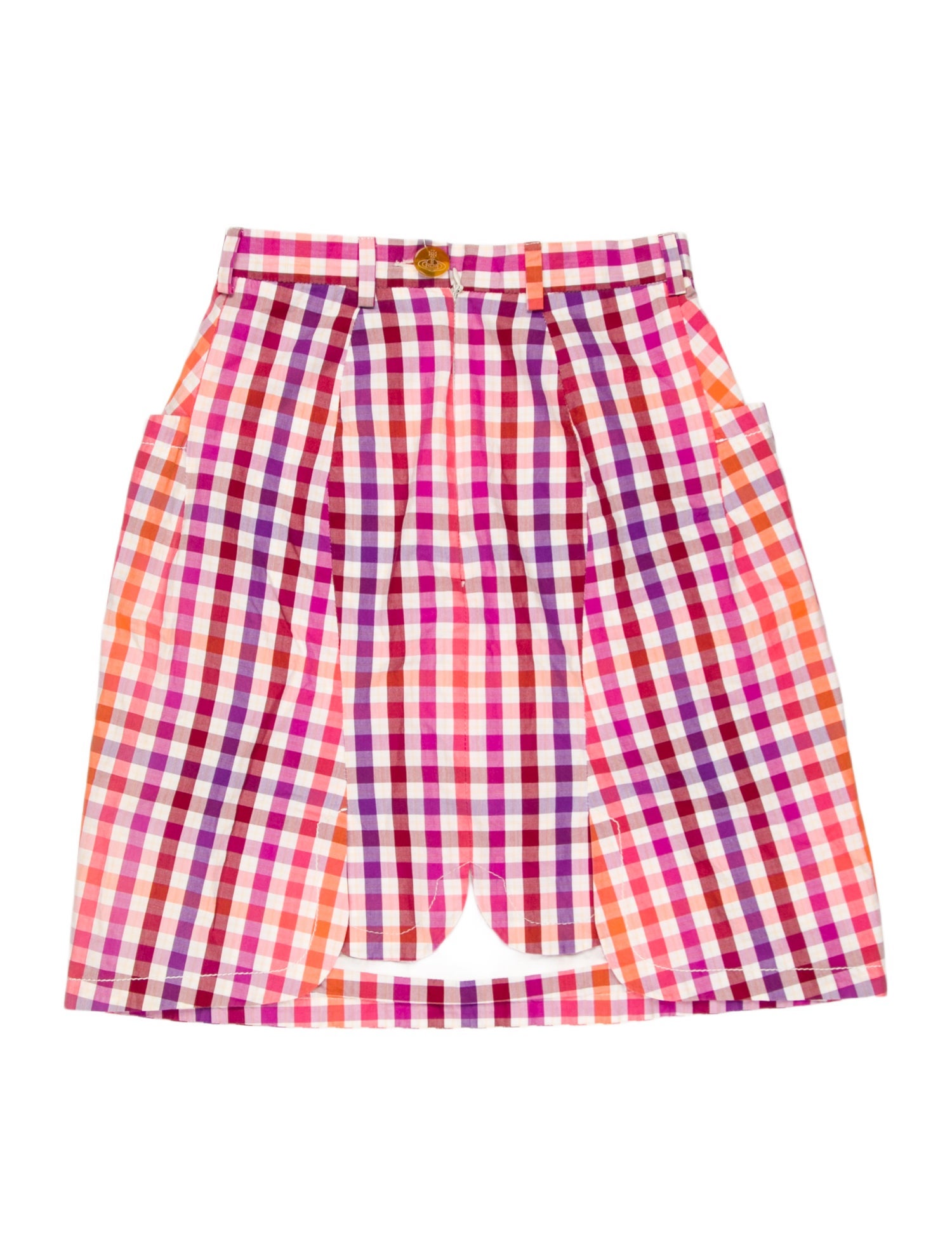 Vivienne Westwood Red Label Plaid Print Mini Skirt