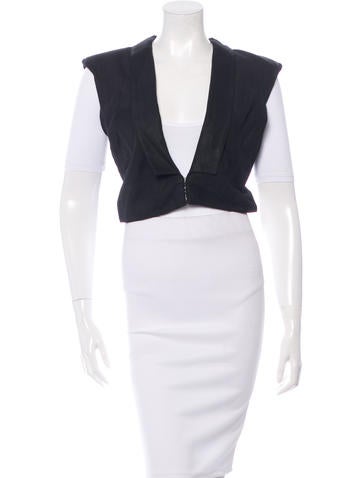 Veda Suede Cropped Vest