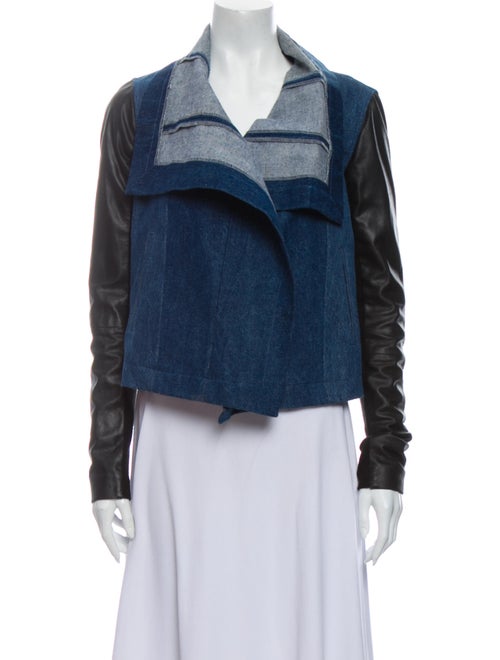 Veda Biker Jacket Blue