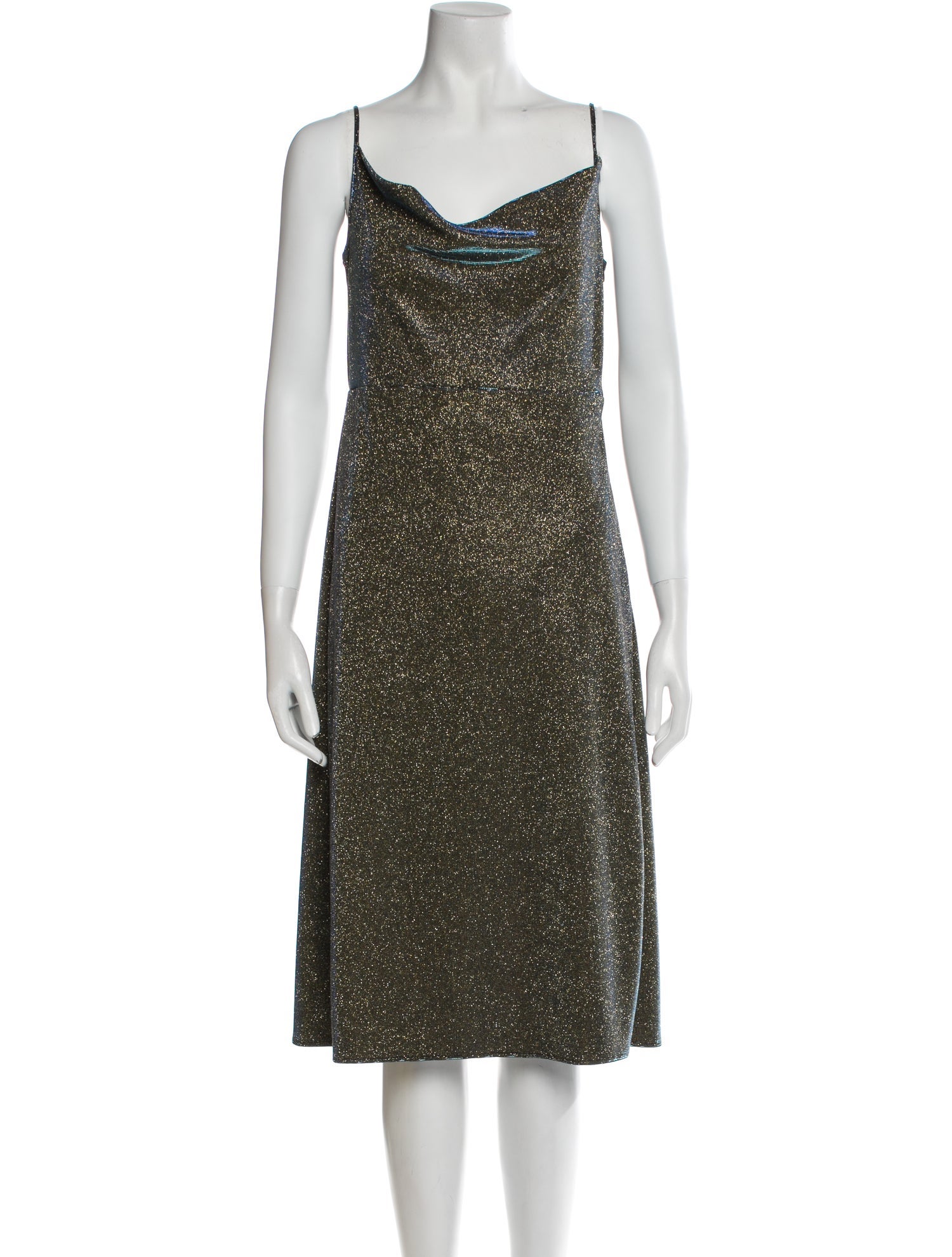 Veda Cowl Neck Midi Length Dress w/ Tags