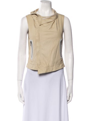 Veda Jackets Leather Vest Petite