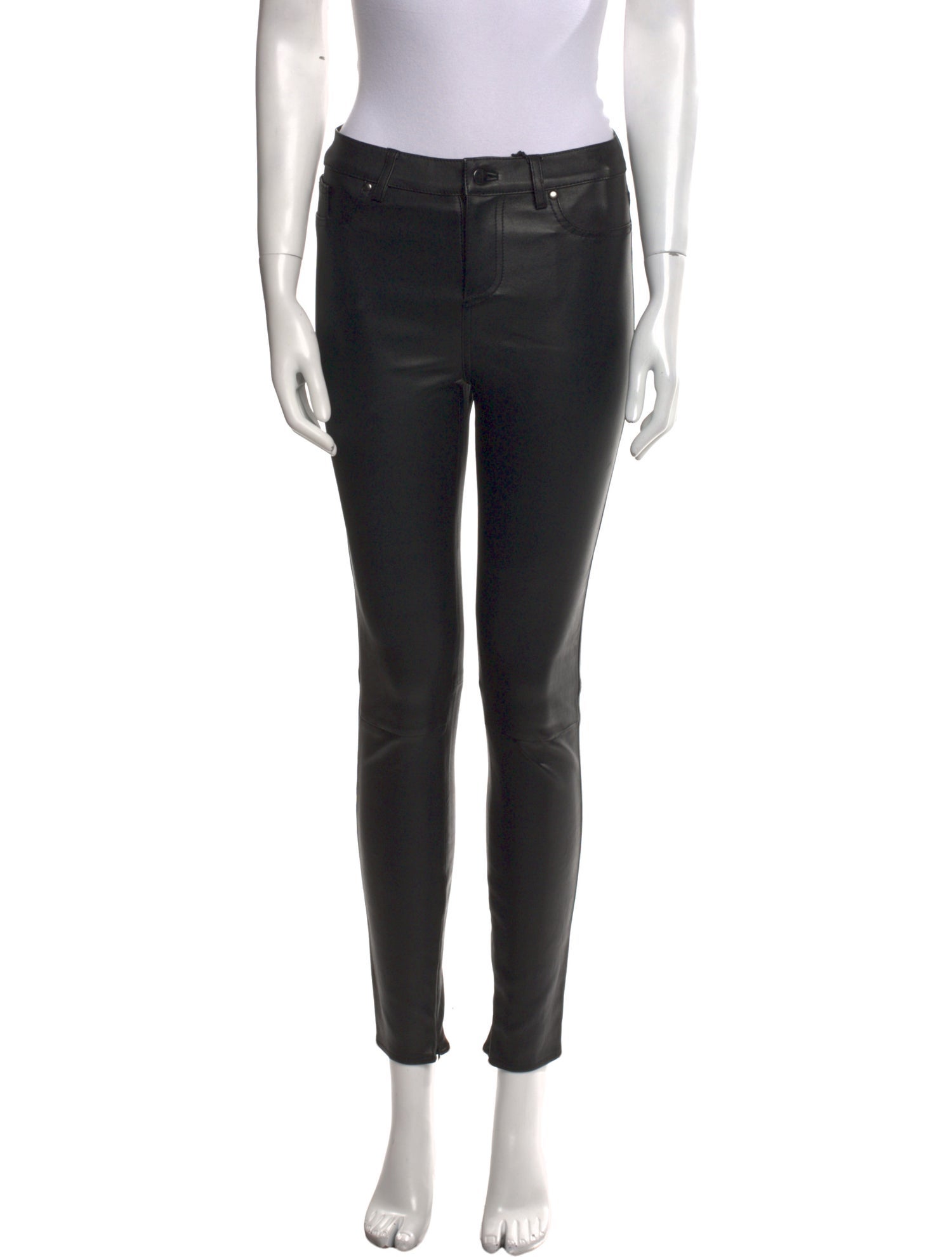 Veda Lamb Leather Skinny Leg Pants