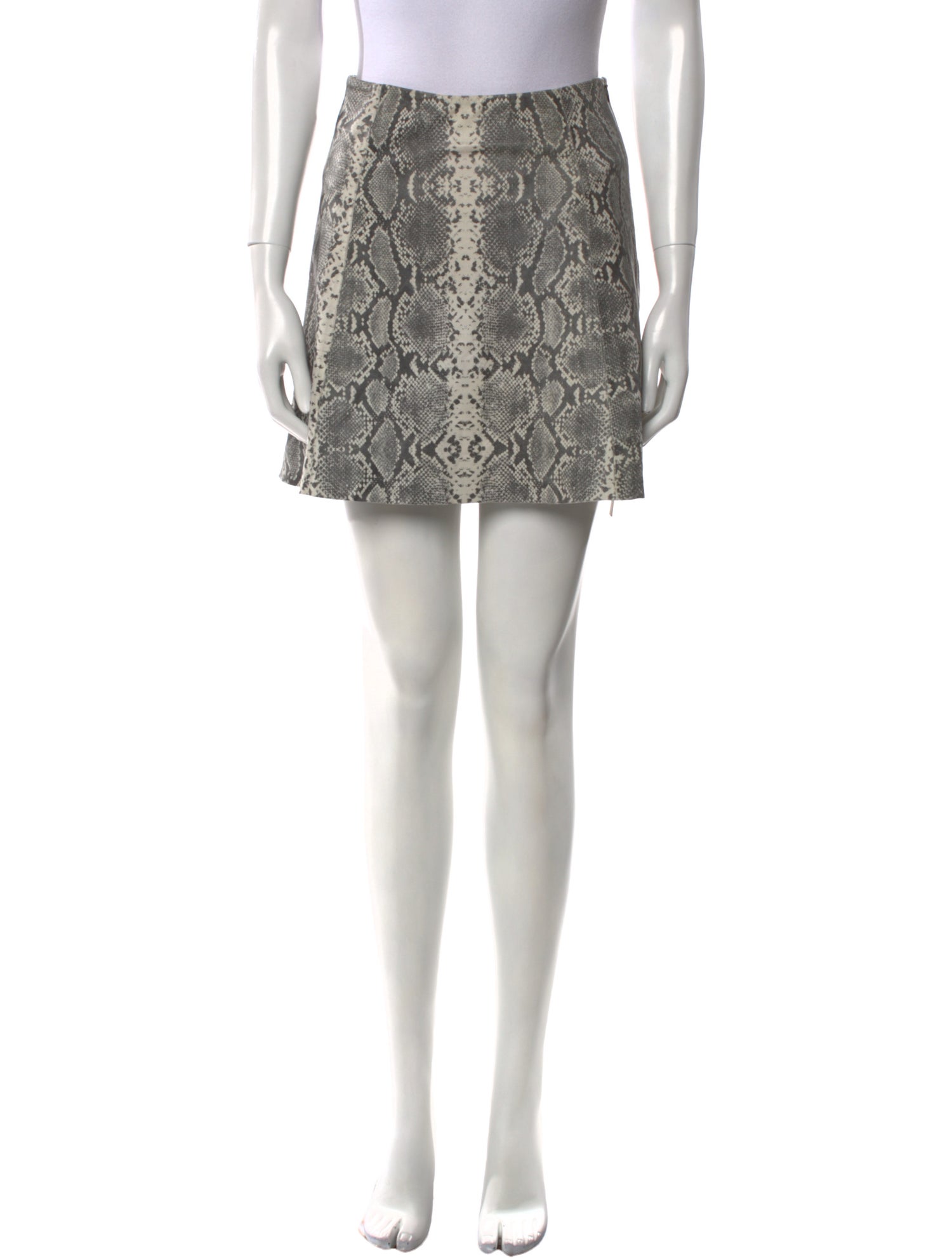 Veda Lamb Leather Mini Skirt