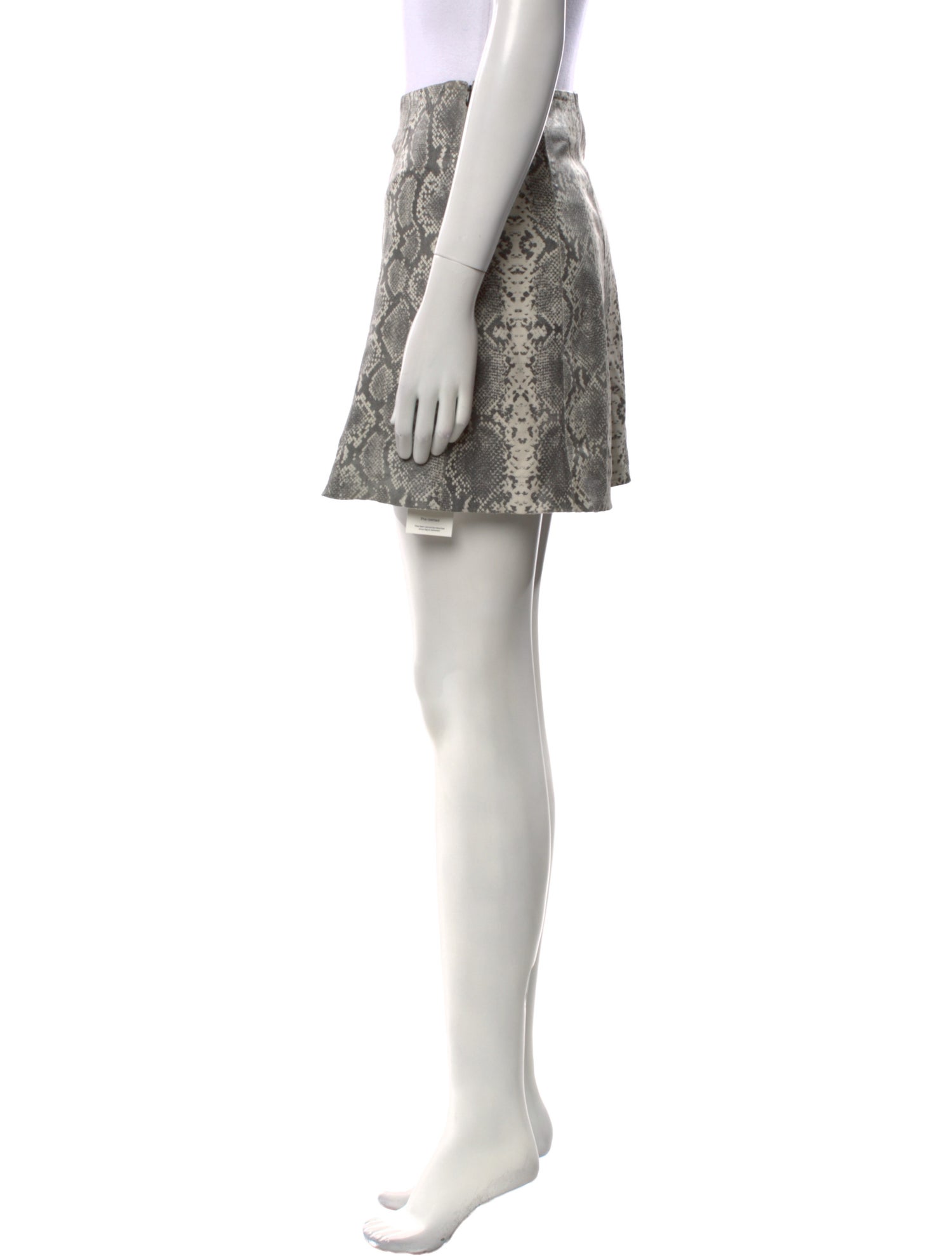 Veda Lamb Leather Mini Skirt