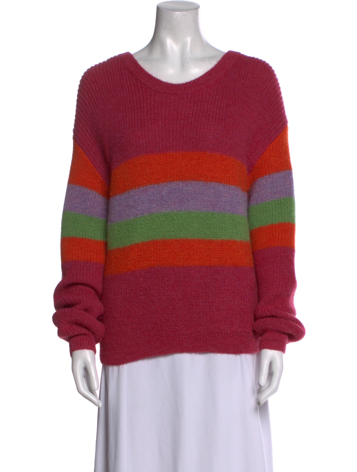 Veda Alpaca Colorblock Pattern Sweater