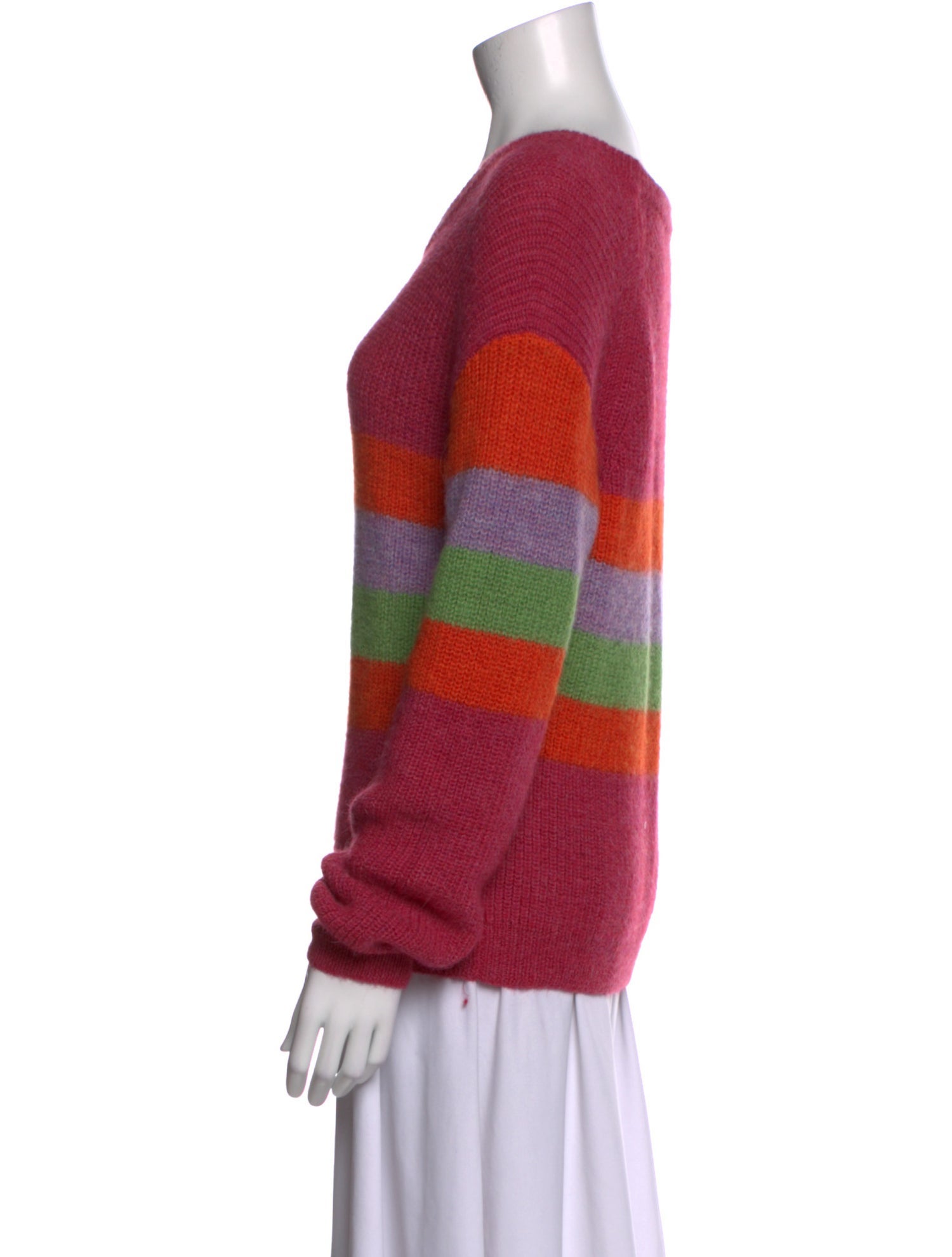 Veda Alpaca Colorblock Pattern Sweater