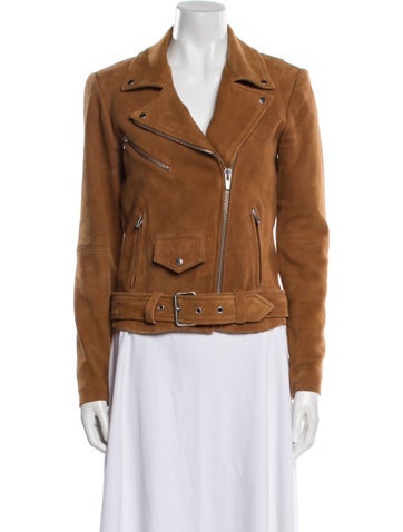 Veda Jackets Suede Biker Jacket Petite