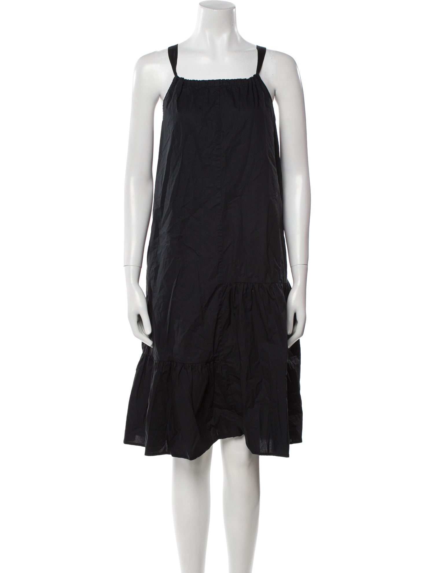 Veda Square Neckline Knee-Length Dress