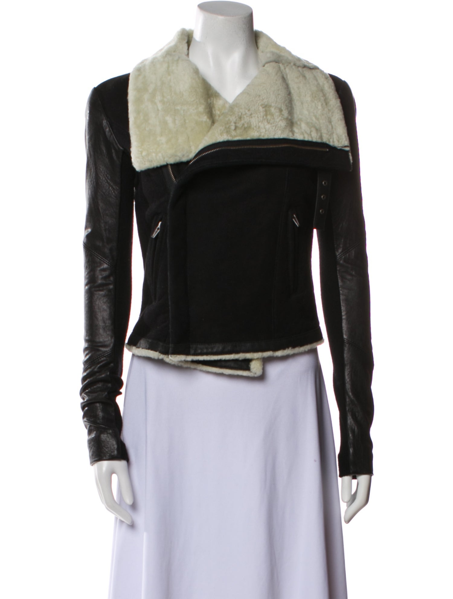 Veda Shearling Biker Jacket