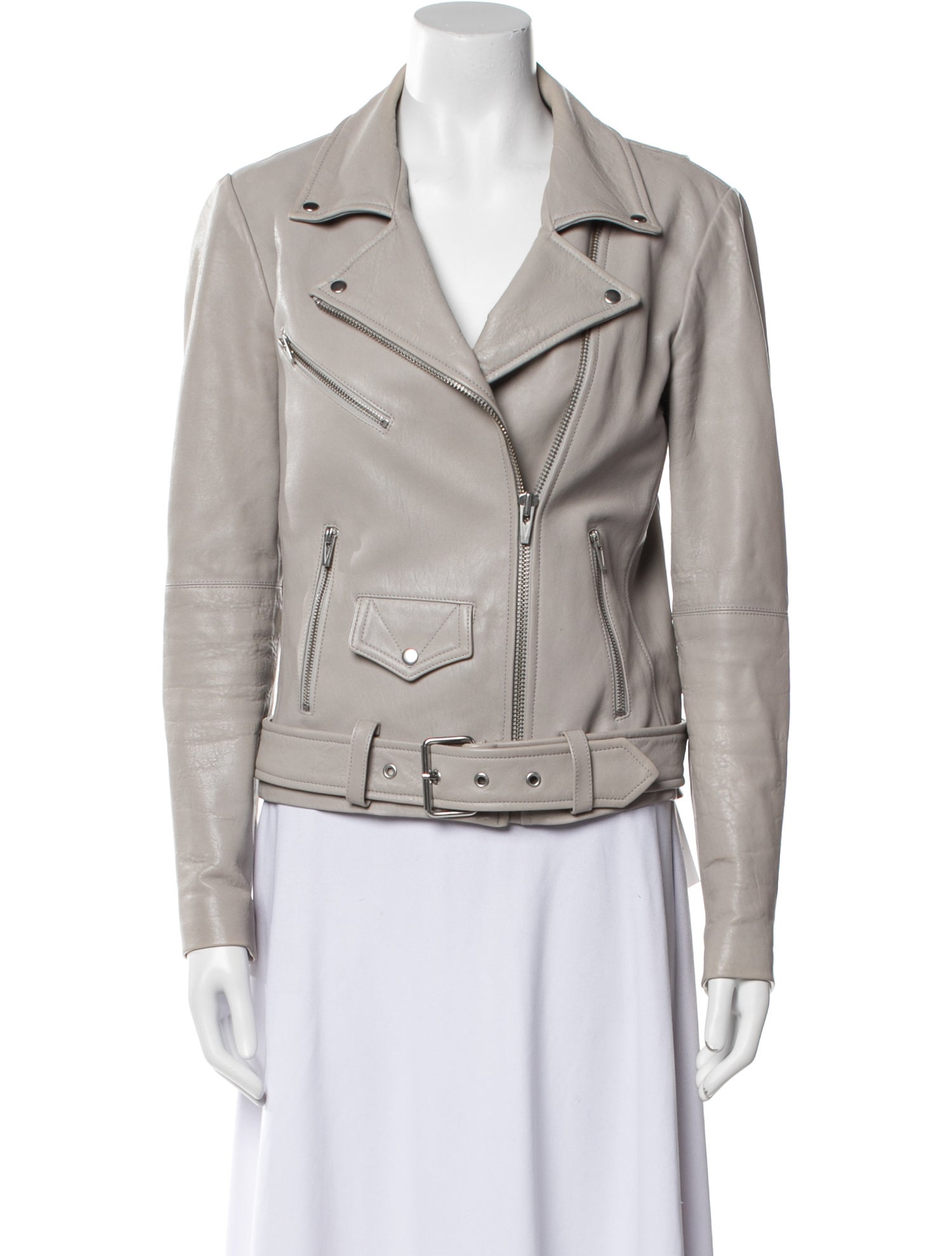 Veda Leather Biker Jacket