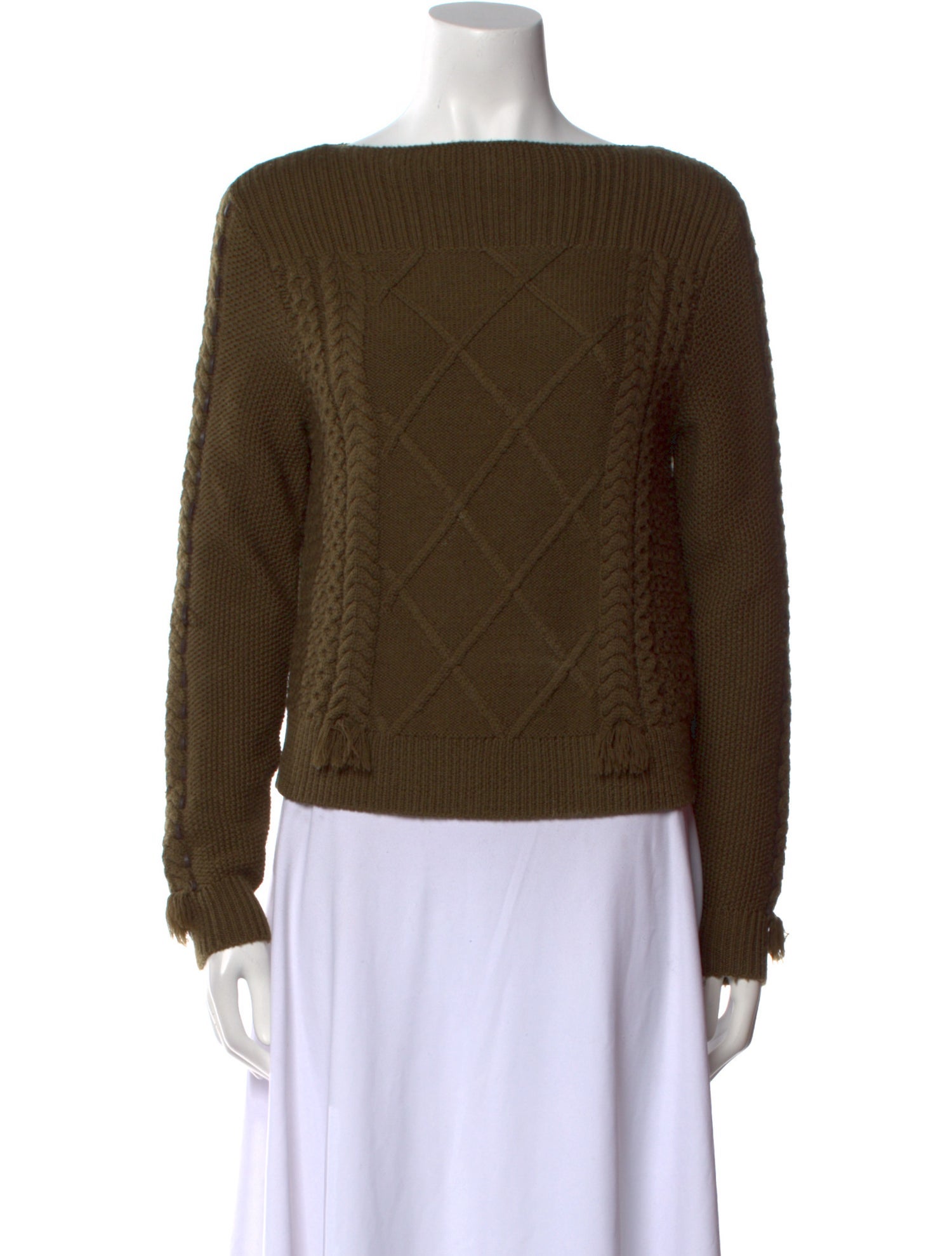 Veda Wool Bateau Neckline Sweater