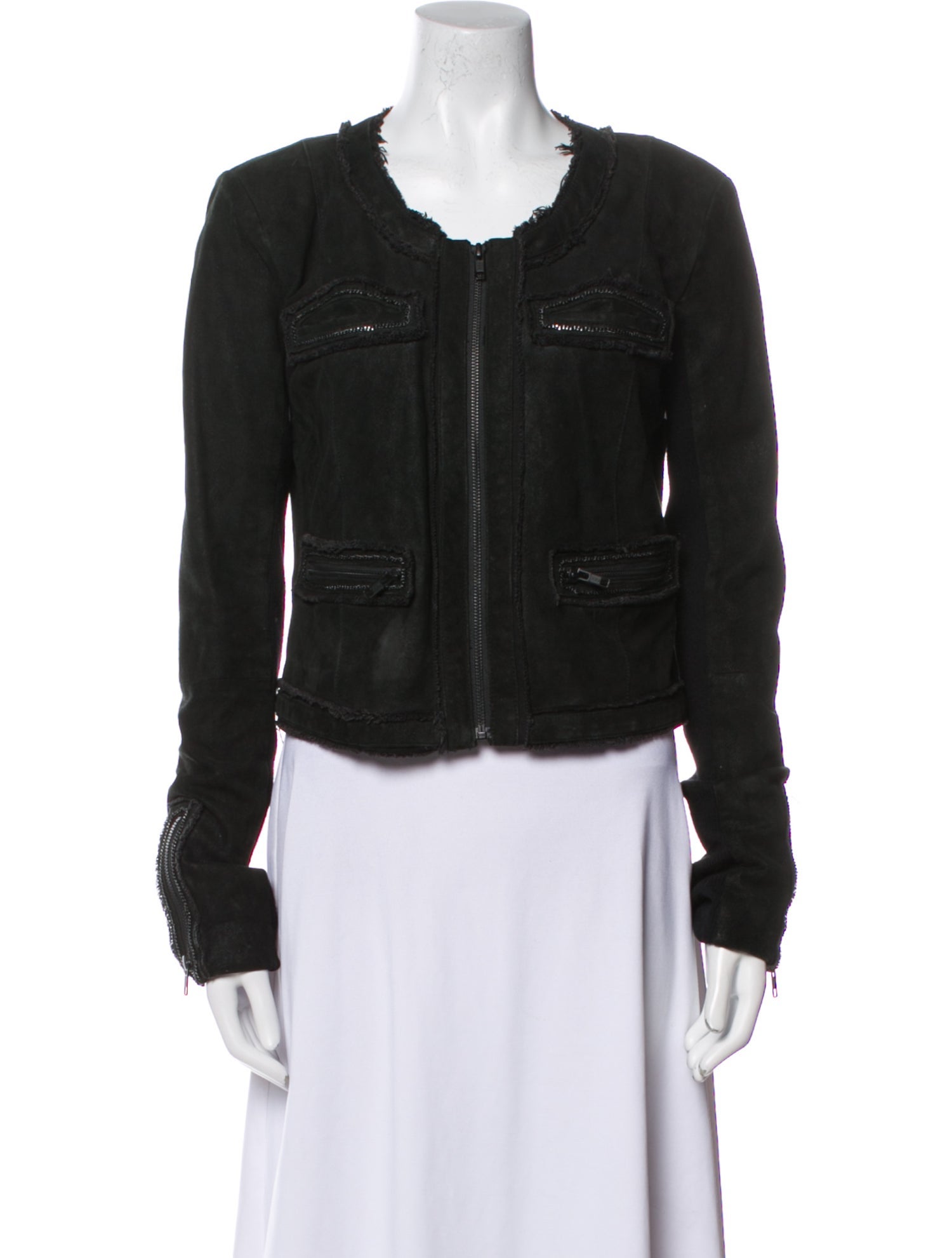 Veda Leather Denim Jacket