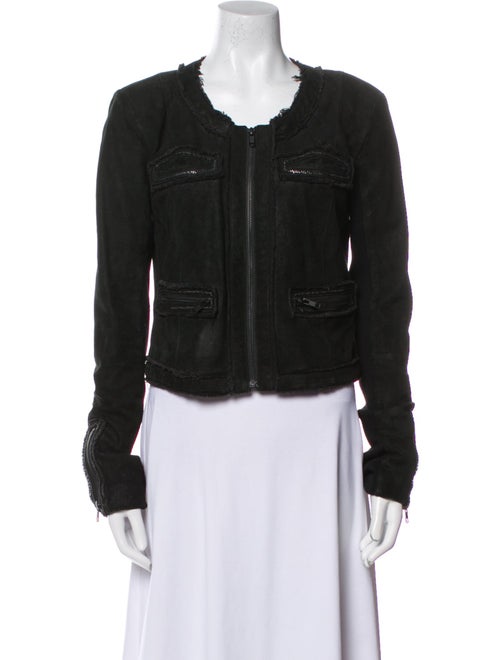 Veda Leather Denim Jacket