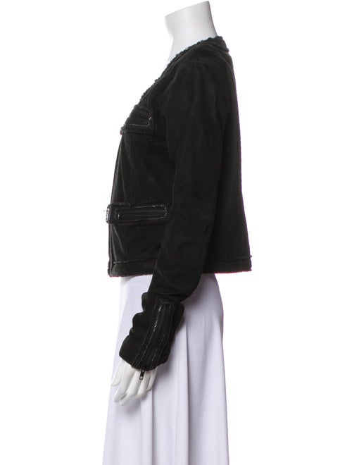 Veda Leather Denim Jacket