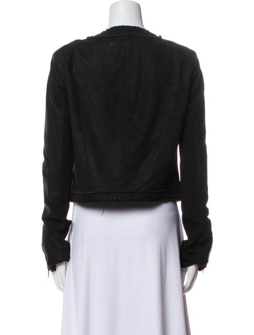 Veda Leather Denim Jacket