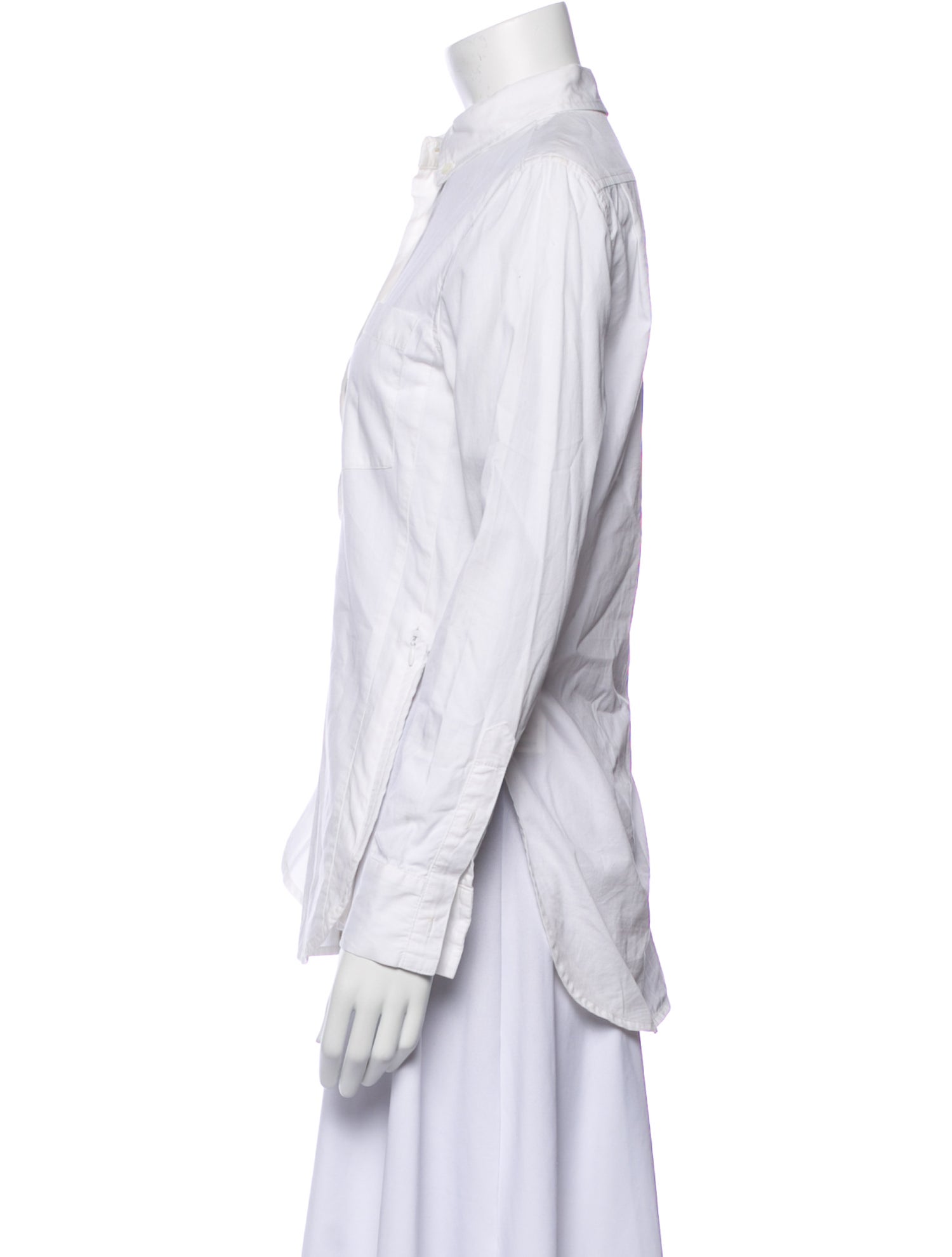 Veda Long Sleeve Button-Up Top