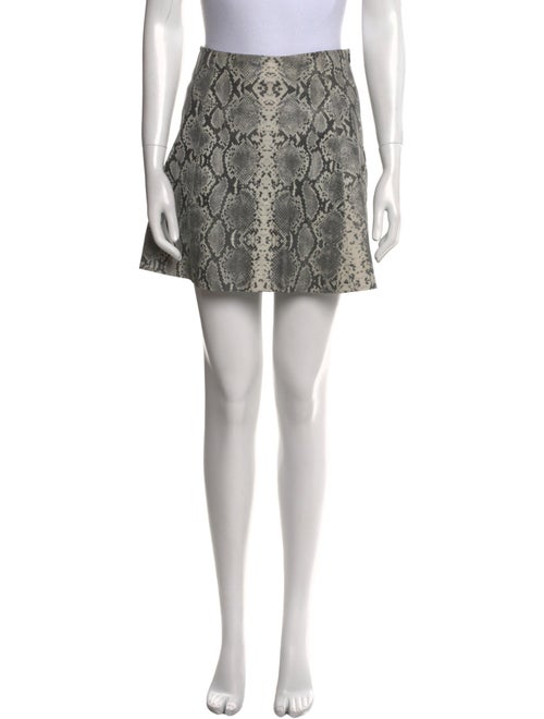 Veda Leather Mini Skirt