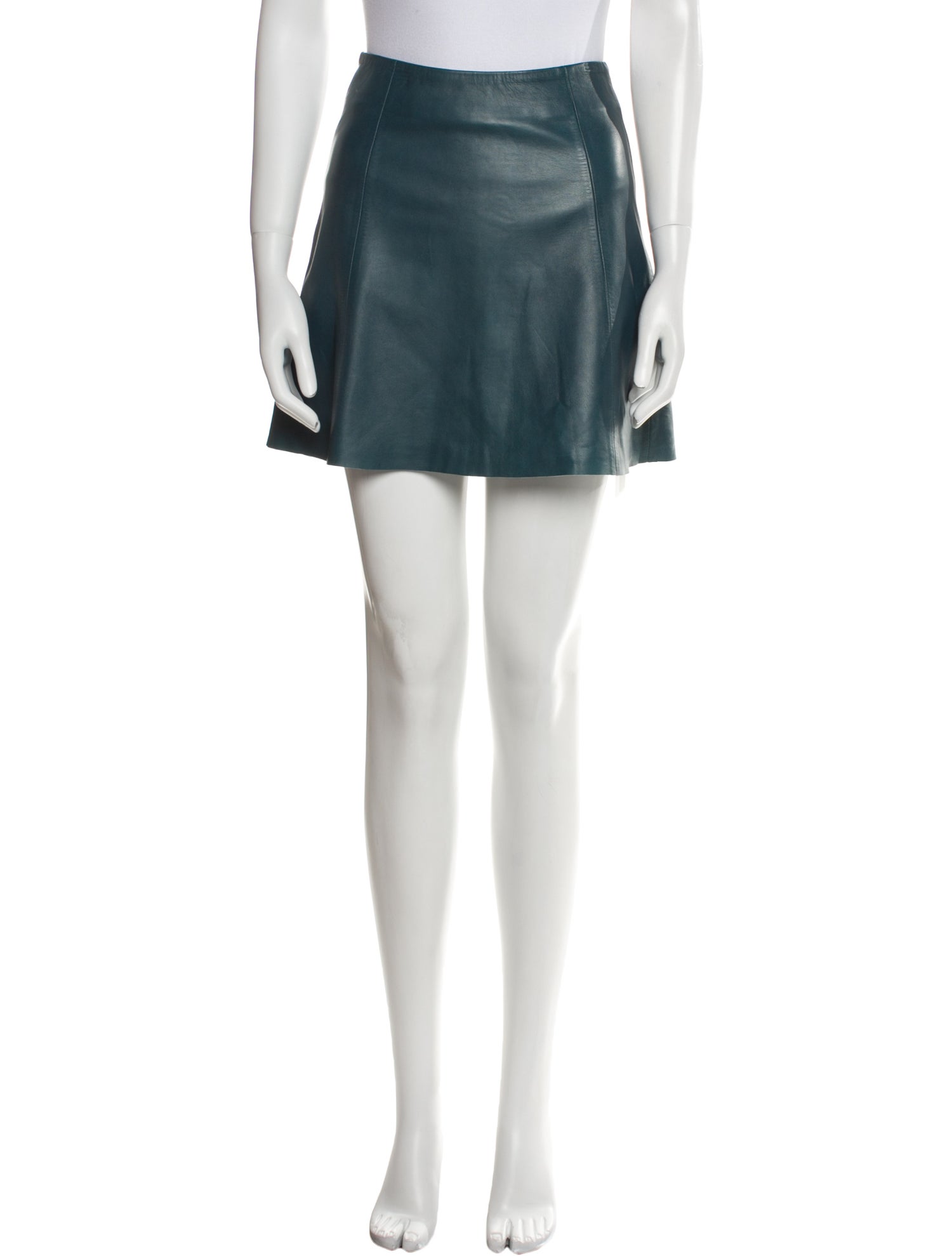 Veda Leather Mini Skirt