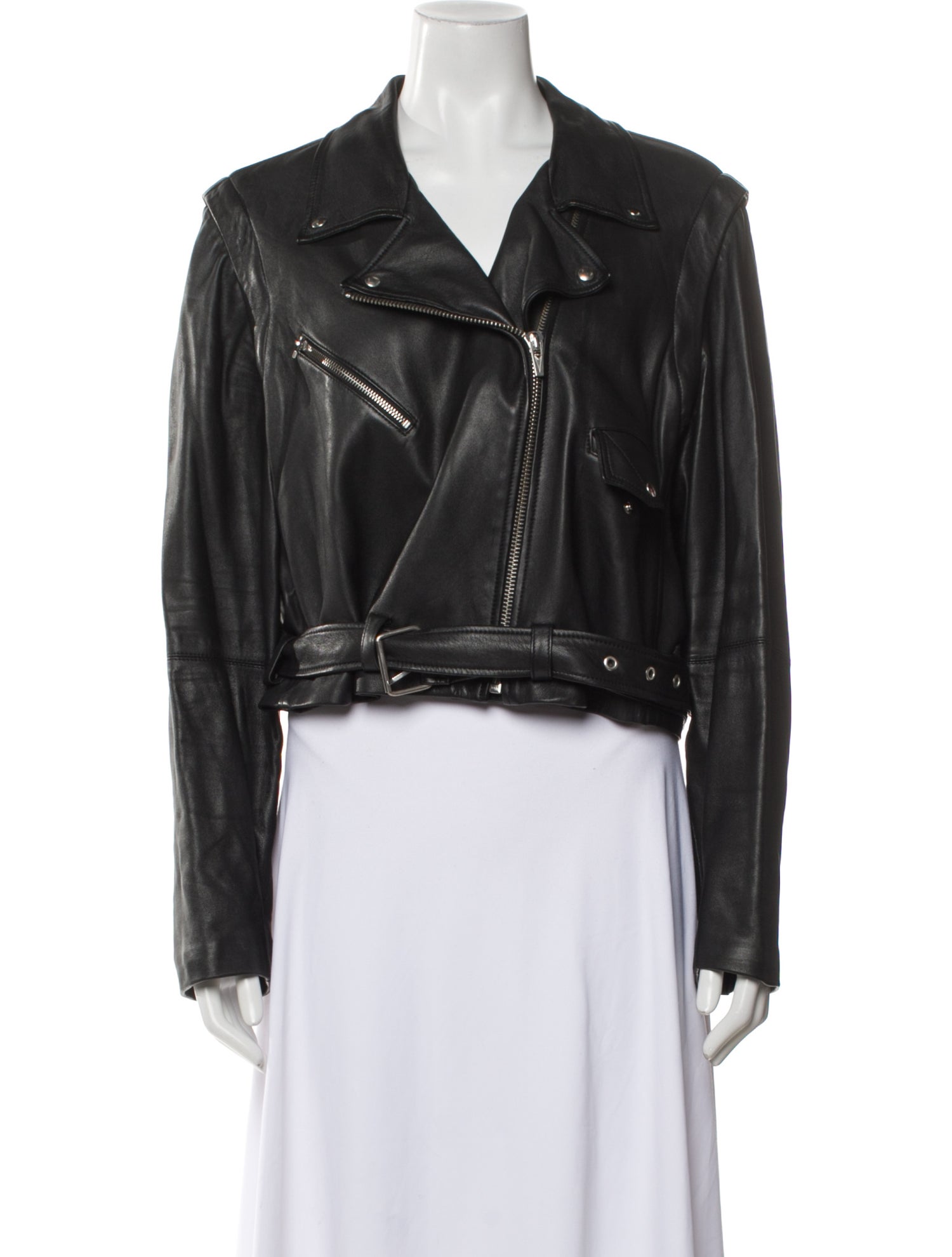 Veda Leather Biker Jacket