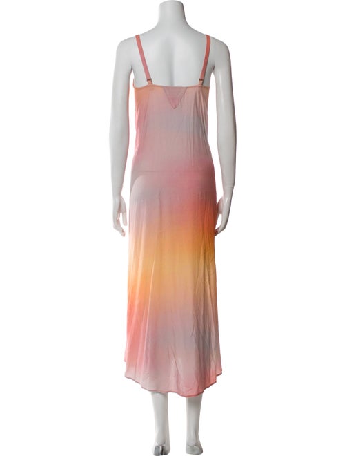 Veda Tie-Dye Print Midi Length Dress