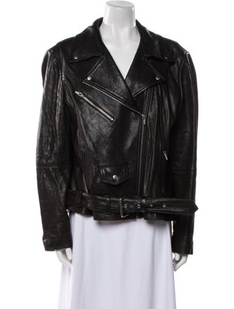 Veda Leather Biker Jacket