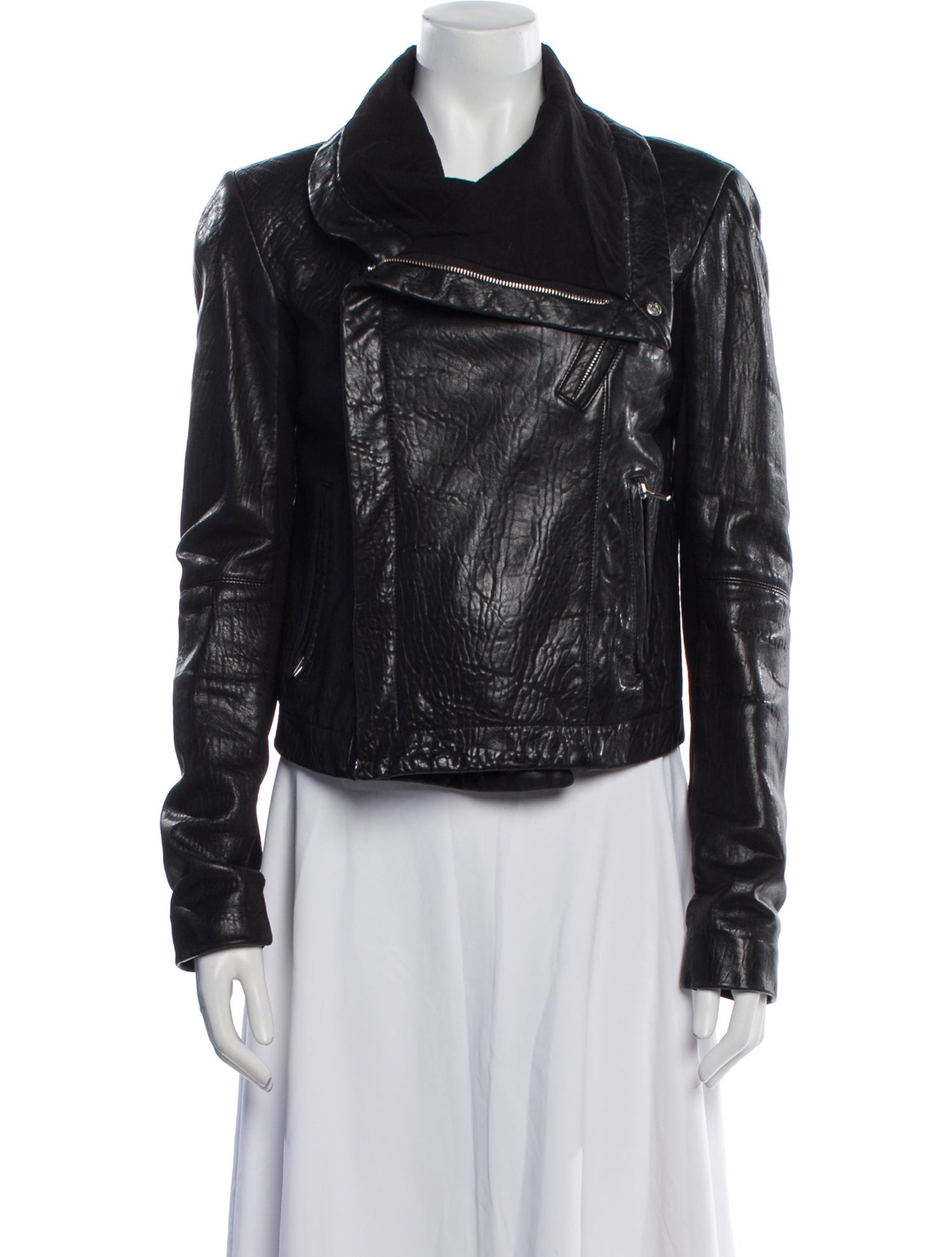 Veda Leather Biker Jacket