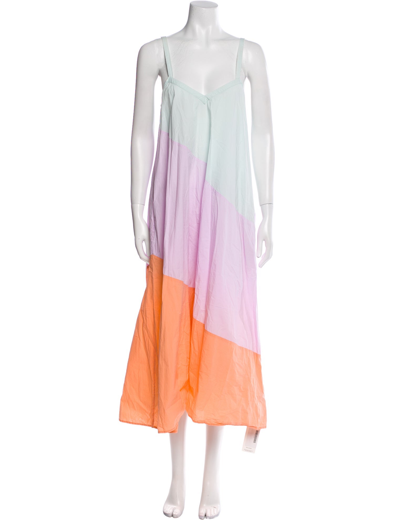 Veda Striped Midi Length Dress