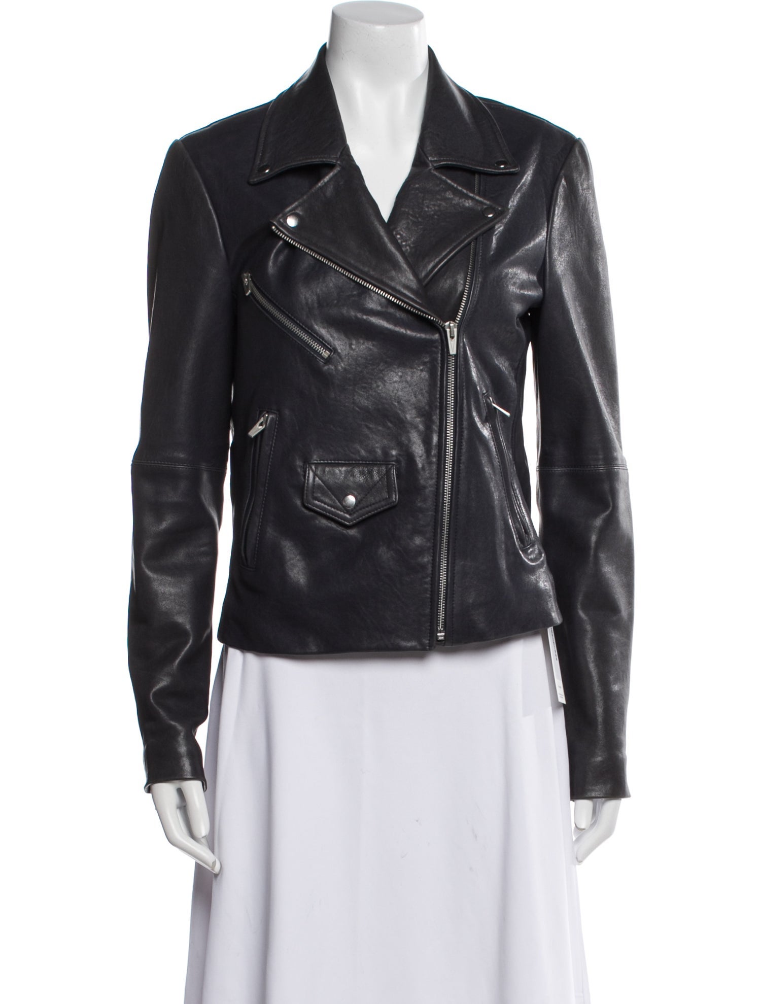 Veda Leather Biker Jacket