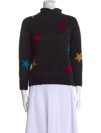 Veda Printed Turtleneck Sweater