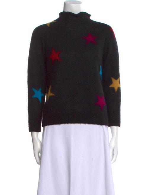 Veda Printed Turtleneck Sweater