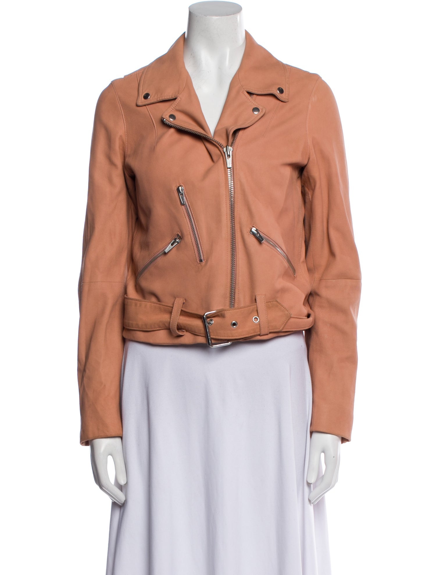 Veda Leather Biker Jacket