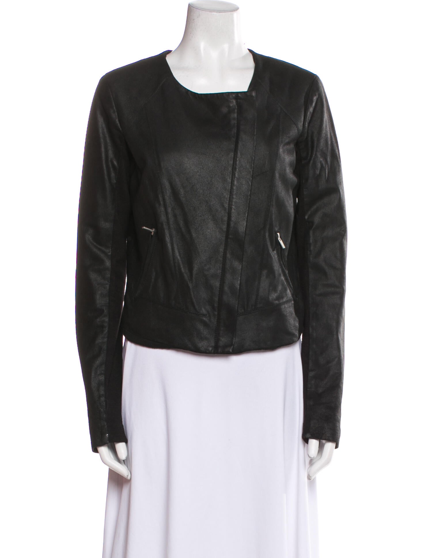 Veda Leather Biker Jacket