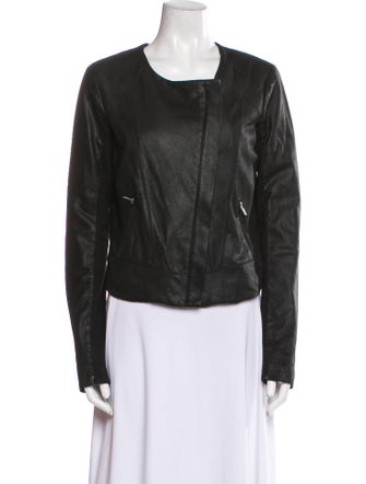 Veda Leather Biker Jacket