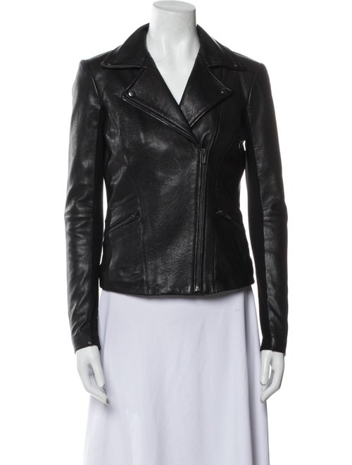Veda Lamb Leather Biker Jacket