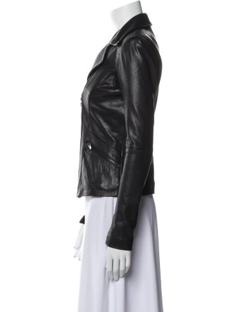 Veda Lamb Leather Biker Jacket