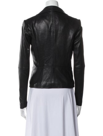 Veda Lamb Leather Biker Jacket