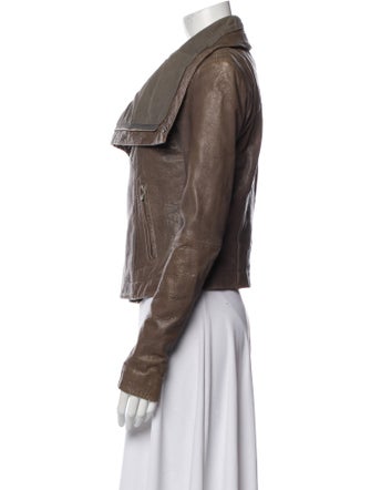 Veda Leather Biker Jacket