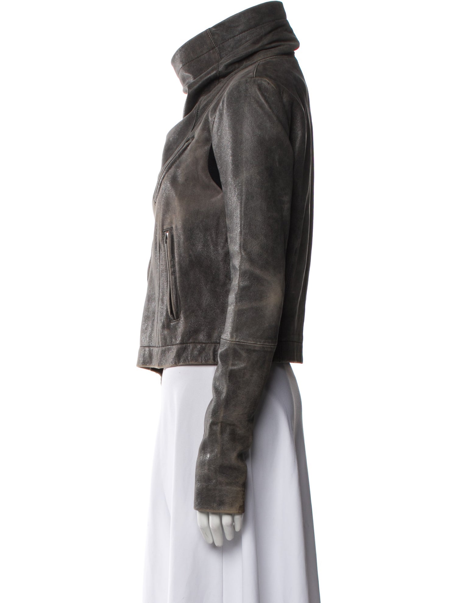 Veda Leather Biker Jacket