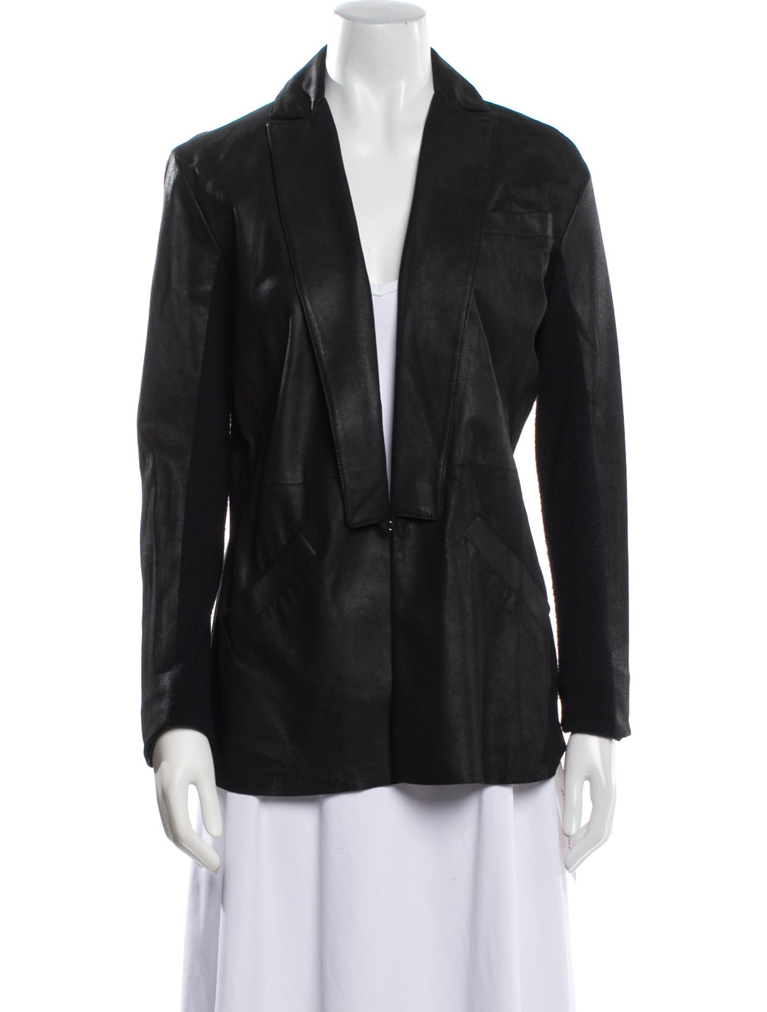 Veda Leather Evening Jacket