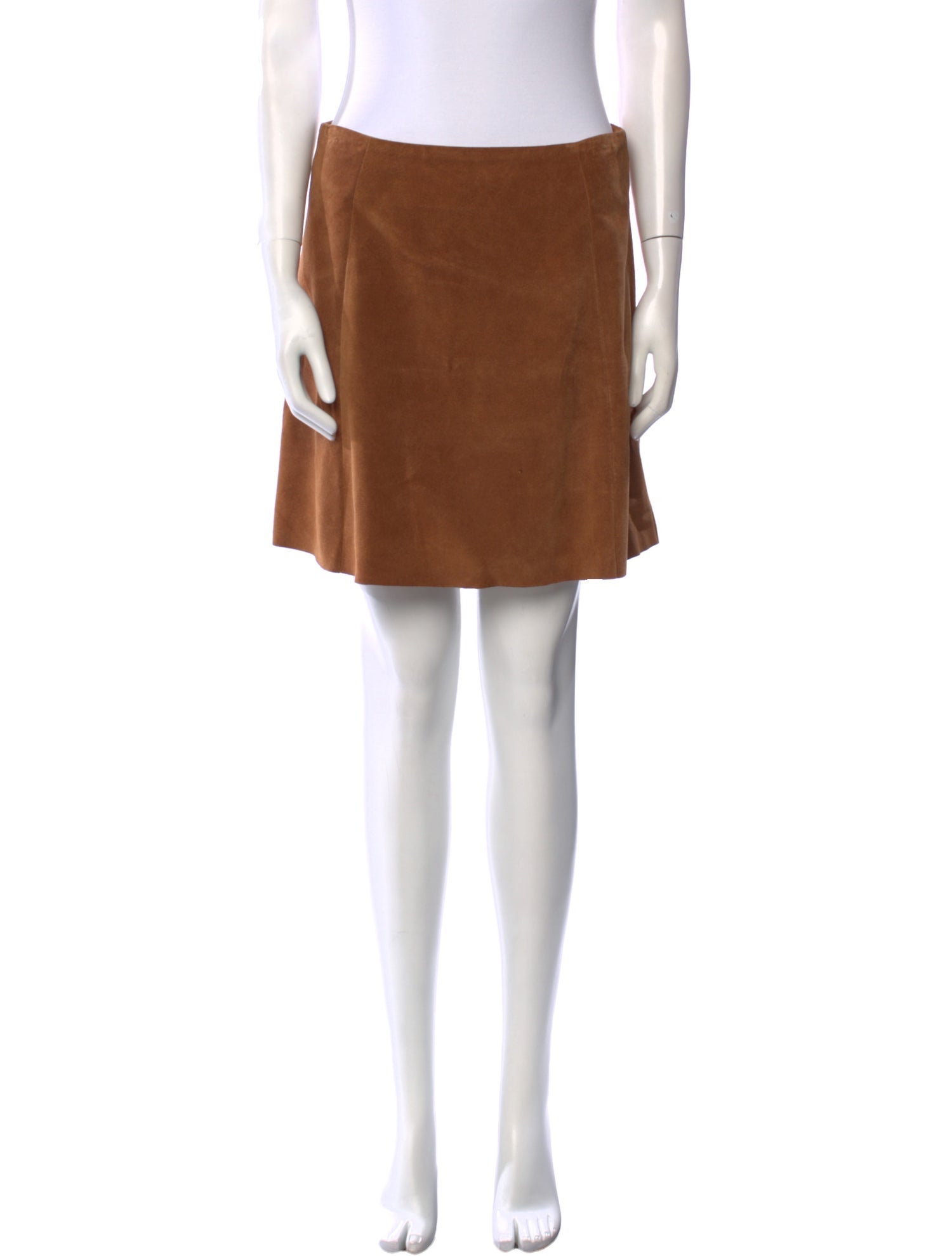 Veda Leather Mini Skirt
