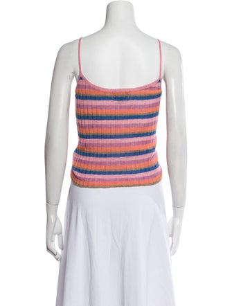Veda Striped Scoop Neck Top